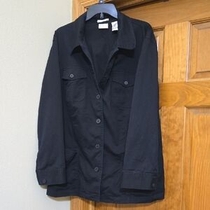 Liz Claiborne Black Stretch Jacket